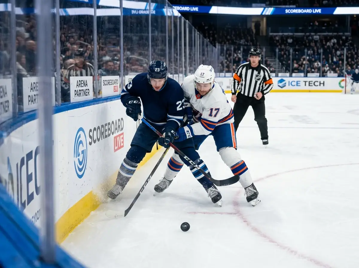 Jogo de hóquei no gelo NHL com tabela de mercados de apostas